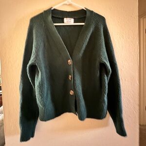 Deep Teal Old Navy cardigan